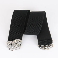 Wide elastic belt