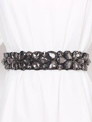 Wide elastic belt