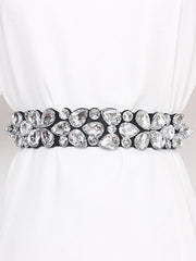 Wide elastic belt