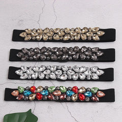 Wide elastic belt