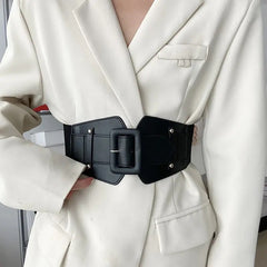 Wide elastic belt