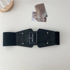 Wide elastic belt