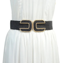 Wide elastic belt