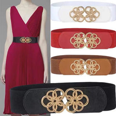 Wide elastic belt