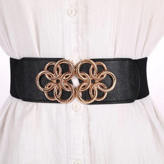 Wide elastic belt