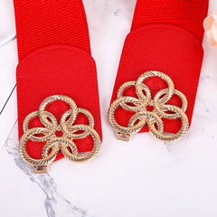 Wide elastic belt