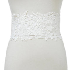 Wide elastic belt