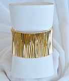 Gold-Toned Metal Cuff Bracelet