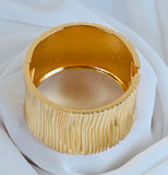 Gold-Toned Metal Cuff Bracelet