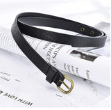 Malta Black Texture  Design Leather Belt