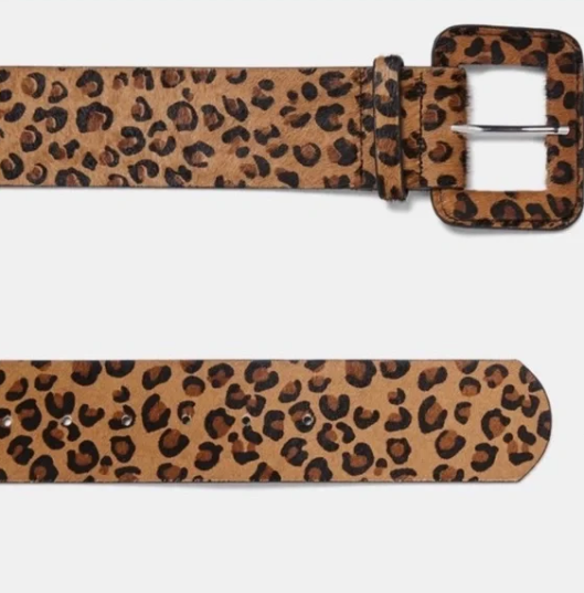 Lion Leather Belt
