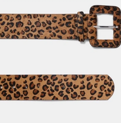 Lion Leather Belt