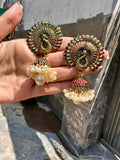 Peacock jhumka