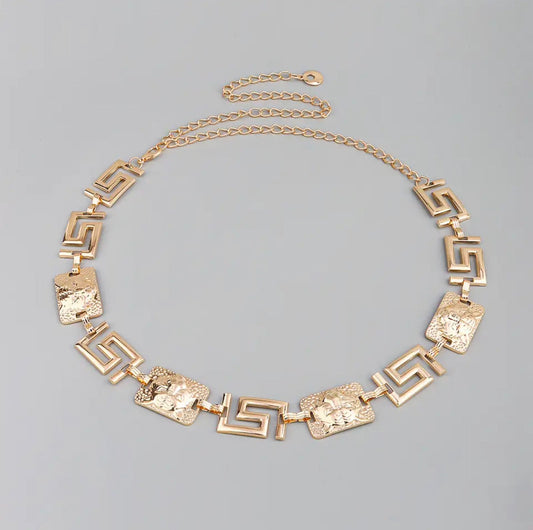 Lion chain belt