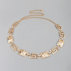 Lion chain belt