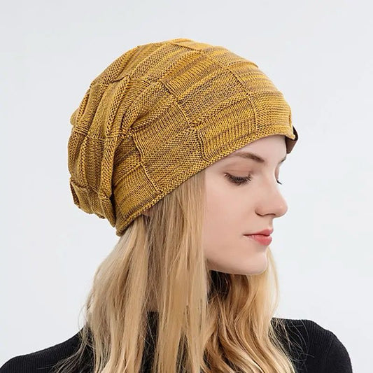 Slouchy Beanies Outdoor Wool Snow Caps Autumn Winter