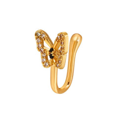 Butterfly nose clip