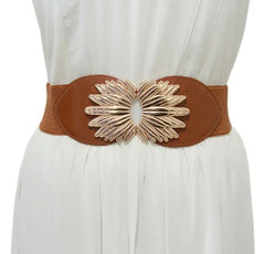Wide elastic belt