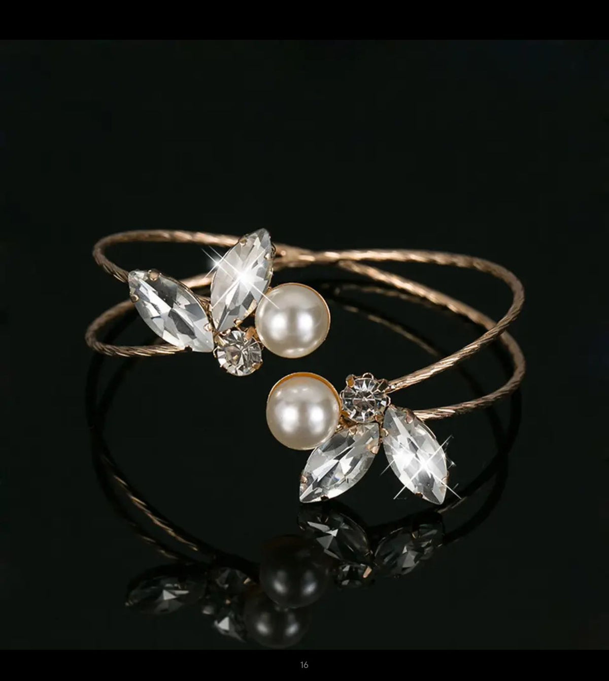 Crystal Wedding Bracelets & Bangles