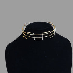 Alloy Torques Choker Necklaces Metal Collar Statement