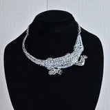 Crocodile Statement Necklace