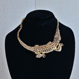 Crocodile Statement Necklace