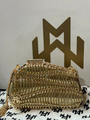 Wave Luxe Crystal Clutch