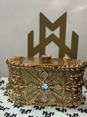 Diamond Elegance Crystal Clutch
