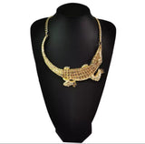 Crocodile Statement Necklace