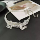 Crocodile Statement Necklace