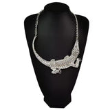 Crocodile Statement Necklace