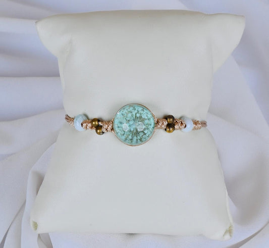 Bluish Crystal Bracelete