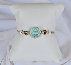 Bluish Crystal Bracelete