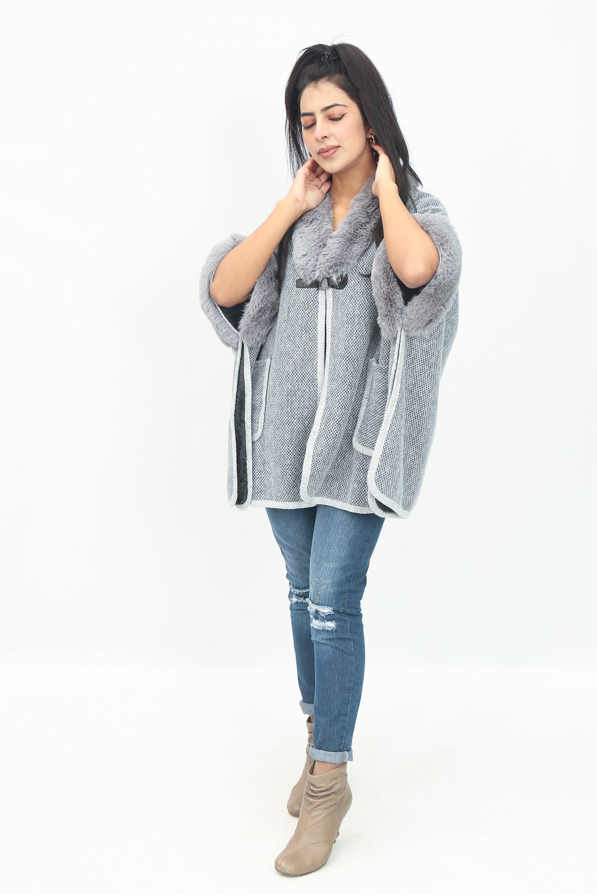 Fur Cape Shawl