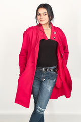 Mehroon Long Jacket