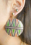 Malta Round Earings with Triangle shape  Design