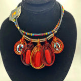 New Jewelry Set Colorful Bib Necklace Earrings African Beads Jewelry