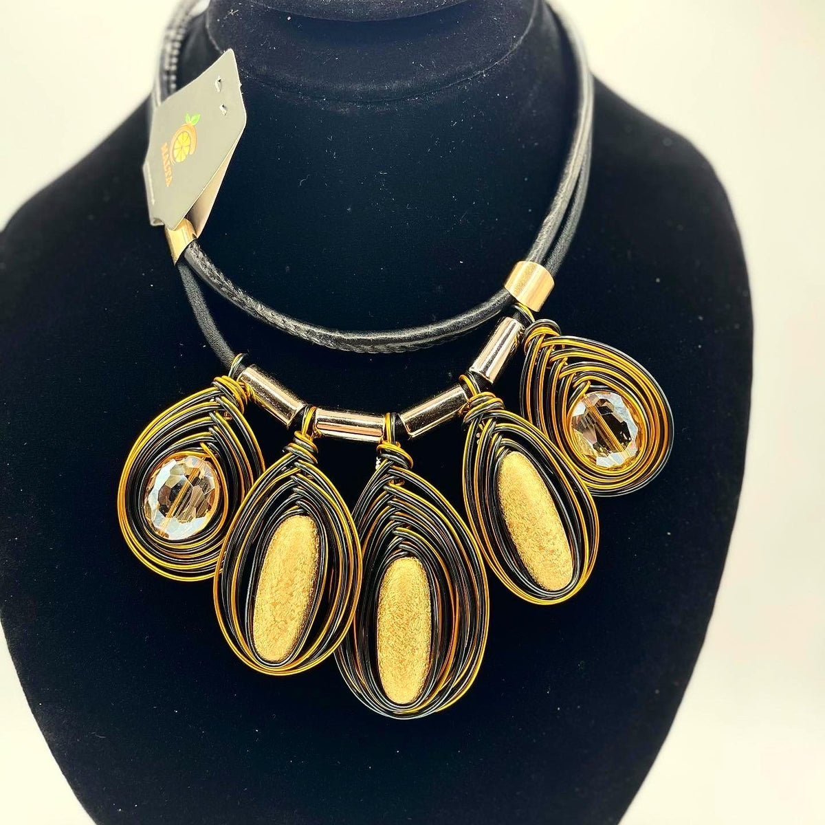 New Jewelry Set Colorful Bib Necklace Earrings African Beads Jewelry