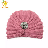 Woolen Turban cap (Pink color)