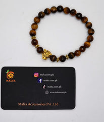 Brown-Black  Tiger Eye  Bracelete