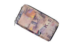 Printed Clutch With Mobile Pouch