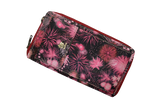 Firework Printed Clutch With Mobile Pouch
