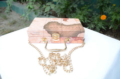 Australian Map Printed Mini Box Bag