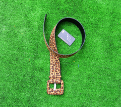 Lion Leather Belt