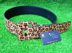 Lion Leather Belt