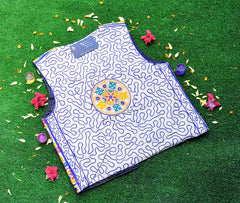 Malta Traditional Embroidery Koti With Multi Colors