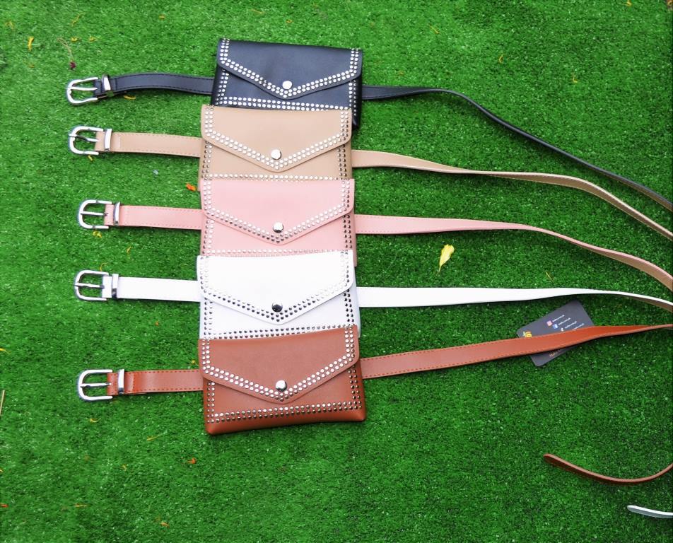 Malta Women's Leather Belts with Removable Belt