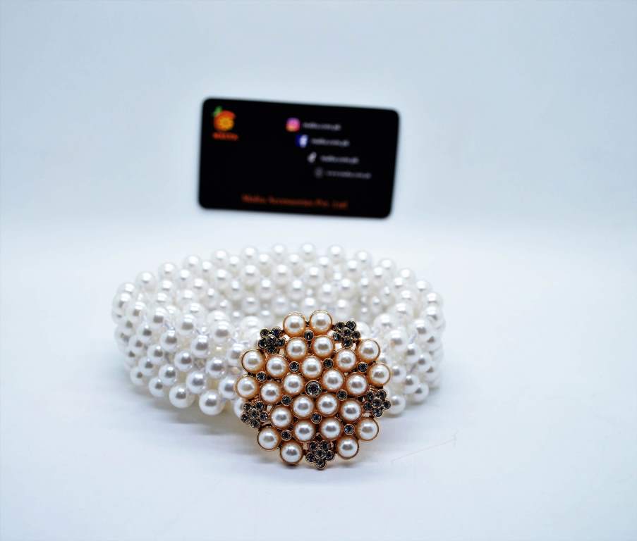 Elegant Pearl Waist Belts