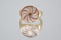Spin Style Multi Colour Enamel  Ring