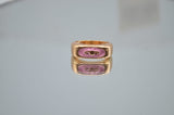 Pink & Gold Enamel Ring